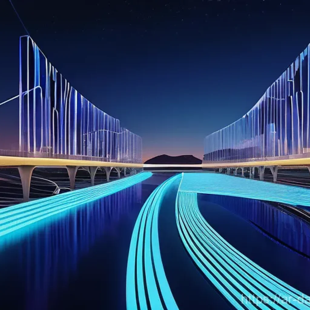 데이터 파이프라인의 데이터 흐름 설계 원칙 - **Prompt 1: The Majestic Data River**
"A visually stunning and expansive view of a 'Data River' ...