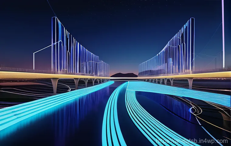 데이터 파이프라인의 데이터 흐름 설계 원칙 - **Prompt 1: The Majestic Data River**
"A visually stunning and expansive view of a 'Data River' ...