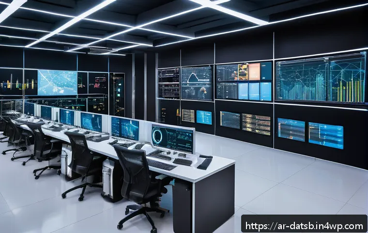 오픈소스 툴을 활용한 실시간 데이터 처리 전략 - A modern Middle Eastern data center control room, featuring diverse Arab IT professionals collaborat...